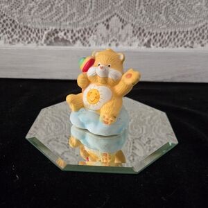 Vintage Care Bears Funshine Bear Figurine Cloud Designers Collection